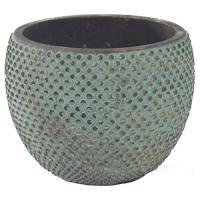 Кашпо Indoor Pottery Pot Fay Blue Gold