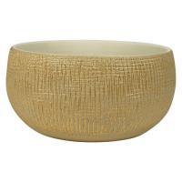 ЧашаIndoor Pottery Bowl Ryan Shiny Sand (per 2 pcs.), D28хH13см