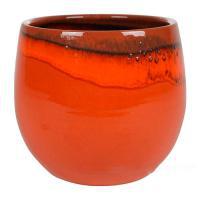 Кашпо Indoor Pottery Pot Charlotte Orange, D23хH20см