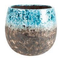 Кашпо Indoor Pottery Pot Lindy Sky Blue, D23хH20см
