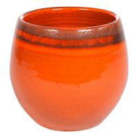 Кашпо Indoor Pottery Pot Charlotte Orange (per 4 pcs.), D19хH16см