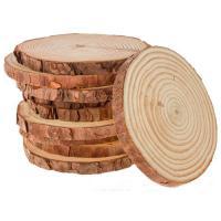 Набор спилов деревянных, D10-12 см, (10 шт)