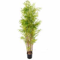 Искусственное растение "Бамбук" в кашпо (пластик, полиэтилен), H180 см