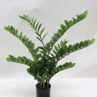 Растение искусственное "Замиокулькас" в кашпо, 11 веток, 220 листьев, H110 см