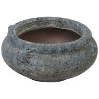 Кашпо керамика Nobilis Marco "S-black Quai Jar", D23хH10 см