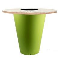 Барный стол с кашпо Otium Olla Table Herba Lime Green, D131хН102см