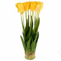 Цветы искусственные "Тюльпаны" в банче, 60 см