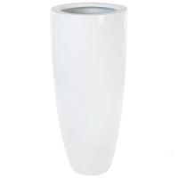 Кашпо полистоун Nobilis Marco "Classic white Vase", D45xH110 см