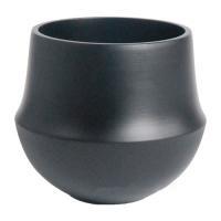 КашпоD&M Indoor Pot fusion black, D24хH22см