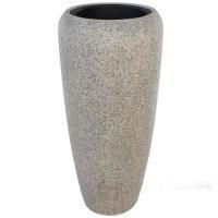 Кашпо полистоун Nobilis Marco "Rock2-wb Vase", D34хH75 см с тех.горшком