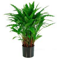 Растение искусственное "Калатея" в кашпо,123 ветки, H88 см