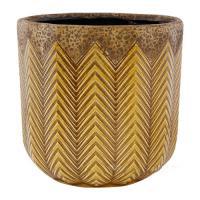 Кашпо Indoor Pottery Pot Cecil Ochre (per 4 pcs.), D18хH17см