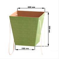 Набор коробок транпортировочных для цветов без крышки (крафт), 15x22xH25 см (10 шт)