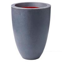 Ваза Capi Urban Smooth NL Vase Elegance Low Dark Grey, D36хН47см