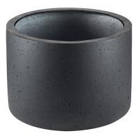 Кашпо Grigio Cylinder Anthracite-concrete, D48хH32см