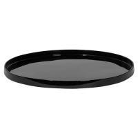 Поддон Fiberstone Saucer Round L Glossy Black, D55xH3см