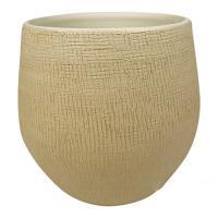 Кашпо Indoor Pottery Pot Ryan Shiny Sand, D26хH26см