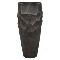 Кашпо Polystone Nathan James Partner Pueter Champagne (with liner), D37хH90см
