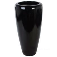 Кашпо полистоун Nobilis Marco "Classic black Vase", D45xH90 см
