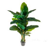 Искусственное растение "Спатифилум" в кашпо (пластик, полиэтилен), H130 см