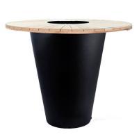 Барный стол с кашпо Otium Olla Table Herba Black, D131хН102см
