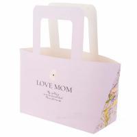 Сумка подарочная "Love Mom" (картон), 28x8xH14 см