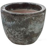 Кашпо керамика Nobilis Marco "S-black Jar", D30хH24 см