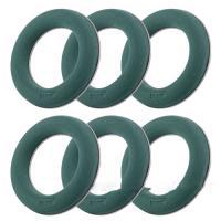 Набор пеноформ Кольцо, на пластиковой основе, D15хH2,5 см (6шт), Oasis Ideal Solo