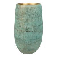 Кашпо Indoor Pottery Pot High Ryan Shiny Blue (per 2 pcs.), D18хH30см