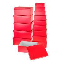Набор коробок подарочных, 37,5x29xH16 см, 19x13xH7,5 см (10шт)