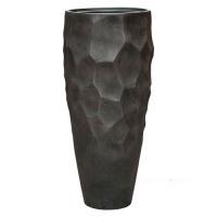 Кашпо Polystone Nathan James Partner Pueter Champagne (with liner), D46хH110см