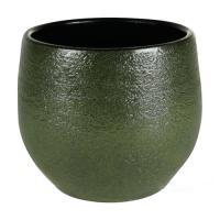 Кашпо Indoor Pottery Pot Zembla Green (per 6 pcs.), D17хH16см