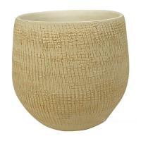 Кашпо Indoor Pottery Pot Ryan Shiny Sand (per 6 pcs.), D18хH16см