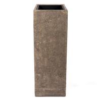 Кашпо полистоун Nobilis Marco "Pms-brown Column", 31х31хH97 см с тех.горшком