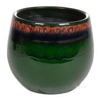 Кашпо Indoor Pottery Pot Charlotte Green, D23хH20см