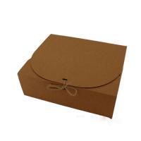 Коробка подарочная с бантом (крафт), 31х25хН10 см