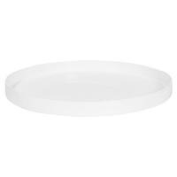 Поддон Fiberstone Saucer Round XS Glossy White, D34xH3см