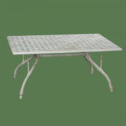 Алюминевый стол прямоугольный COCTAIL TABLE Белый