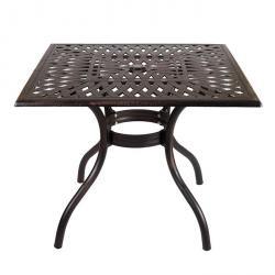 Стол квадратный Lotus Square Table Бронза