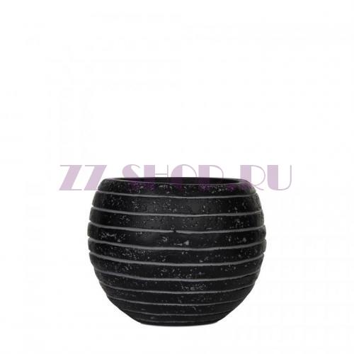 Кашпо Capi Nature Vase Ball Row Black