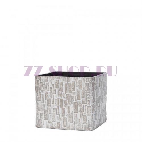 Кашпо-Куб Capi Nature Planter Square Stone Ivory