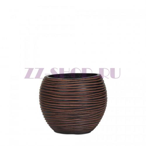 Кашпо Capi Nature Vase Ball Rib Rust
