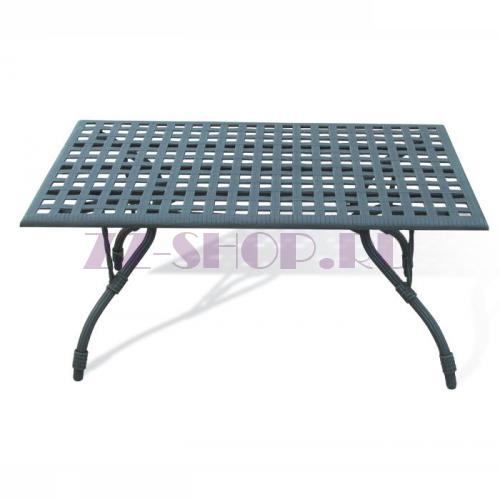 Алюминевый стол прямоугольный COCTAIL TABLE Серый